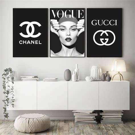 chanel poster etsy|chanel paintings for bedroom.